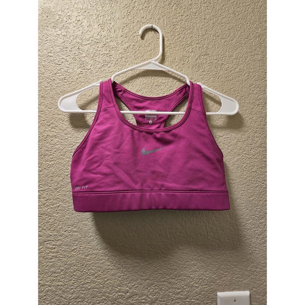 Nike Pro Dri-fit pink sports bra size M